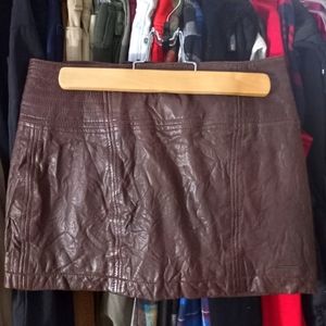 Abercrombie and Fitch Leather Mini